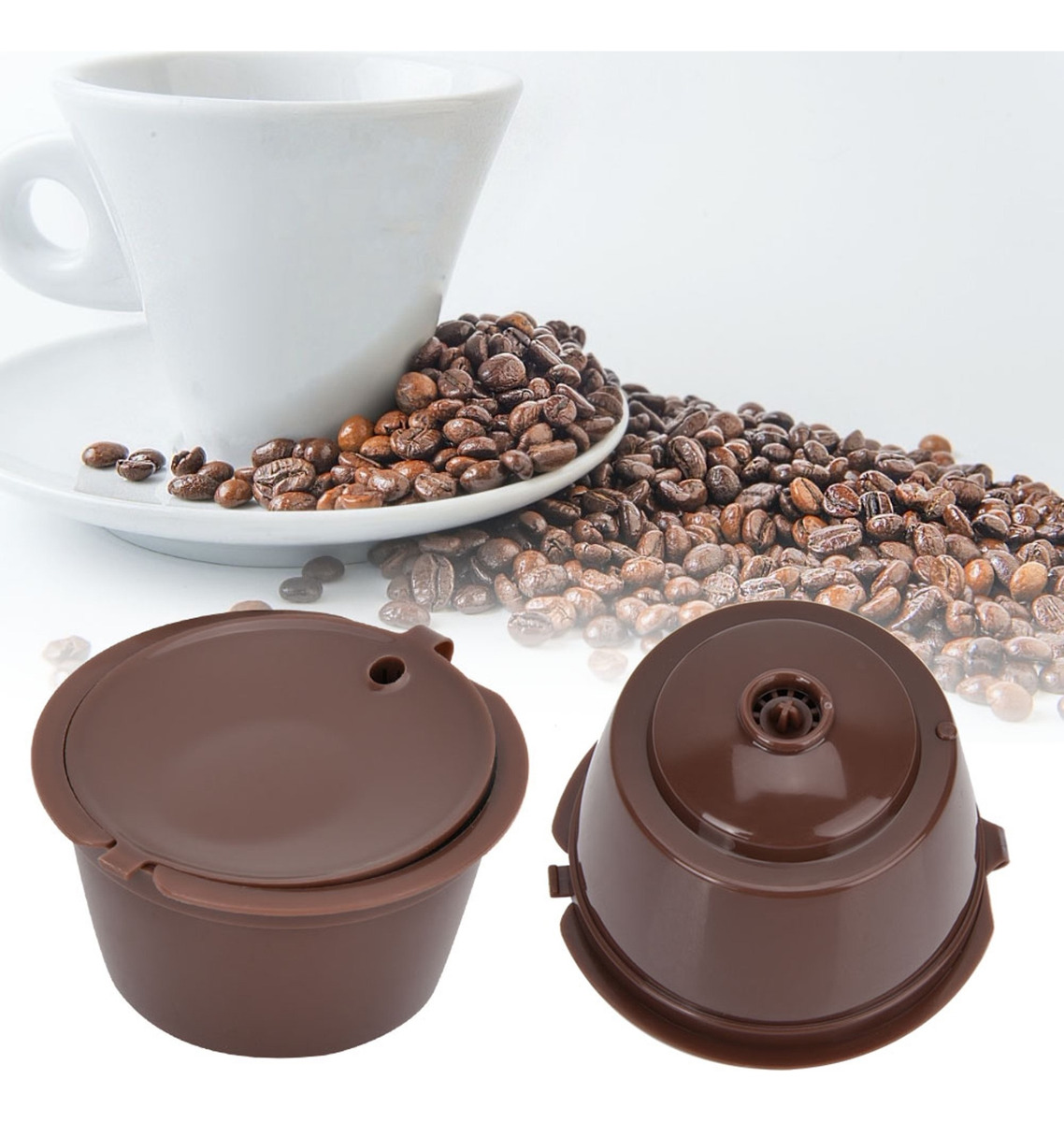 6 Pcs capsulas reutilizables para Máquina Dolce Gusto de Café