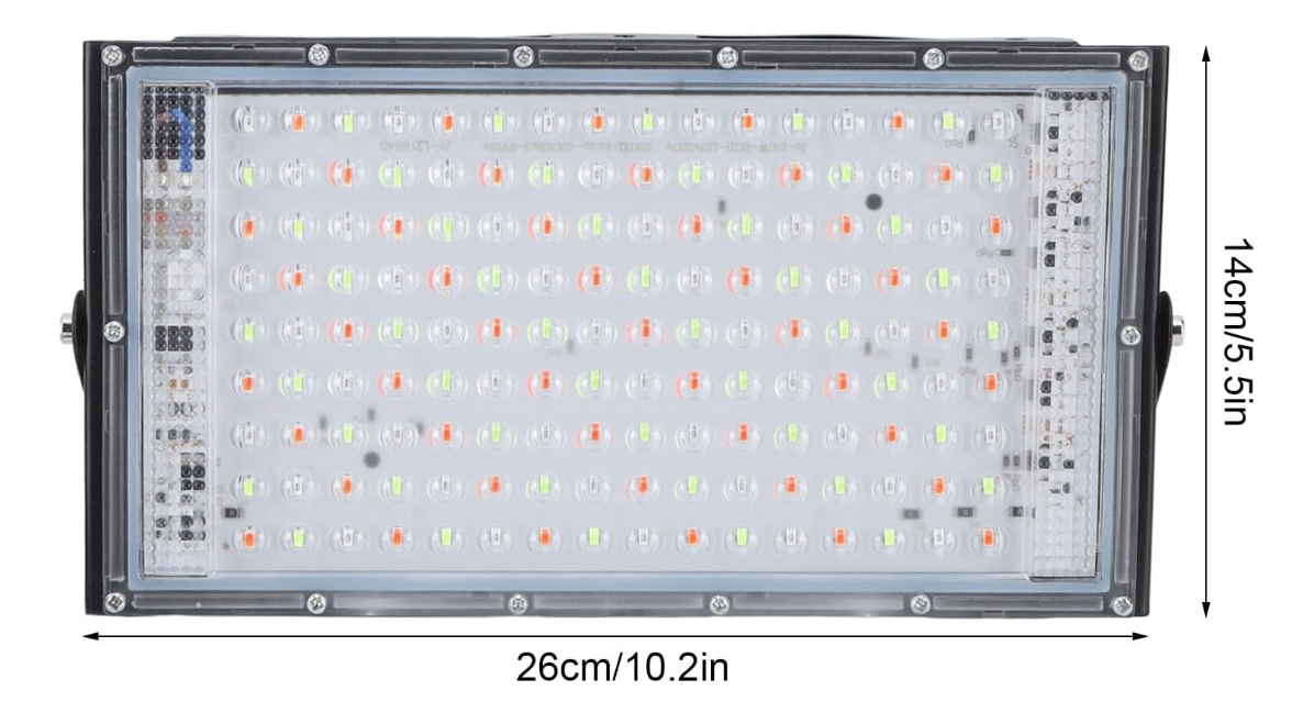 Reflector Foco Led Multicolor 100w C/control Con Interruptor - Imagen 7