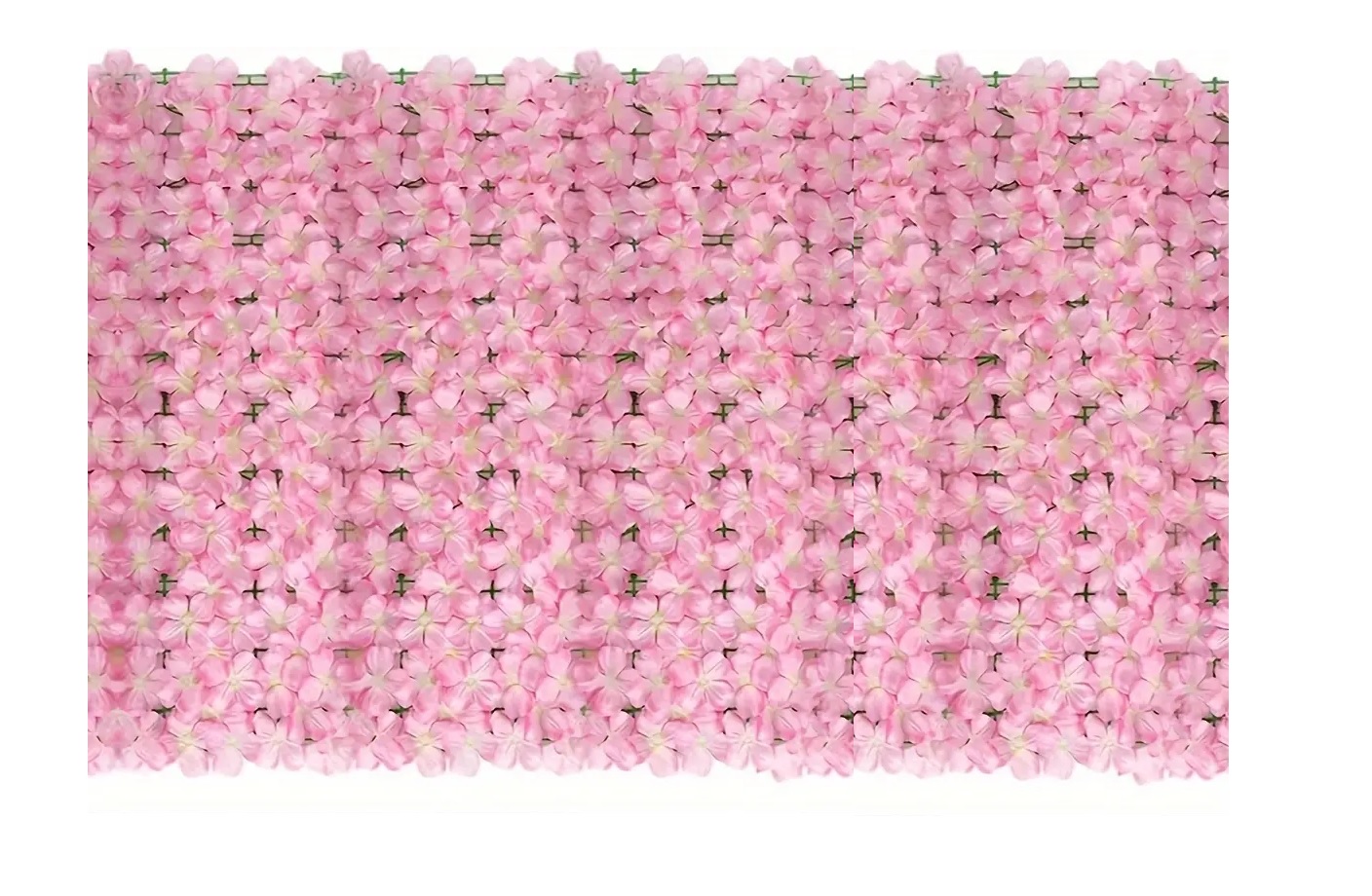 Planta Artificial En Rollo 3x1m Flores Enredadera Cerco