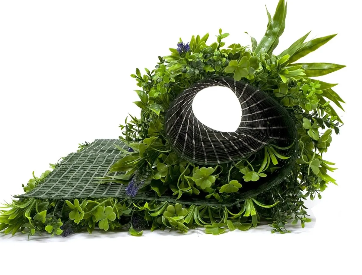 Jardin Vertical Tropical 1 X 1 M Plantas Artificiales - Imagen 3