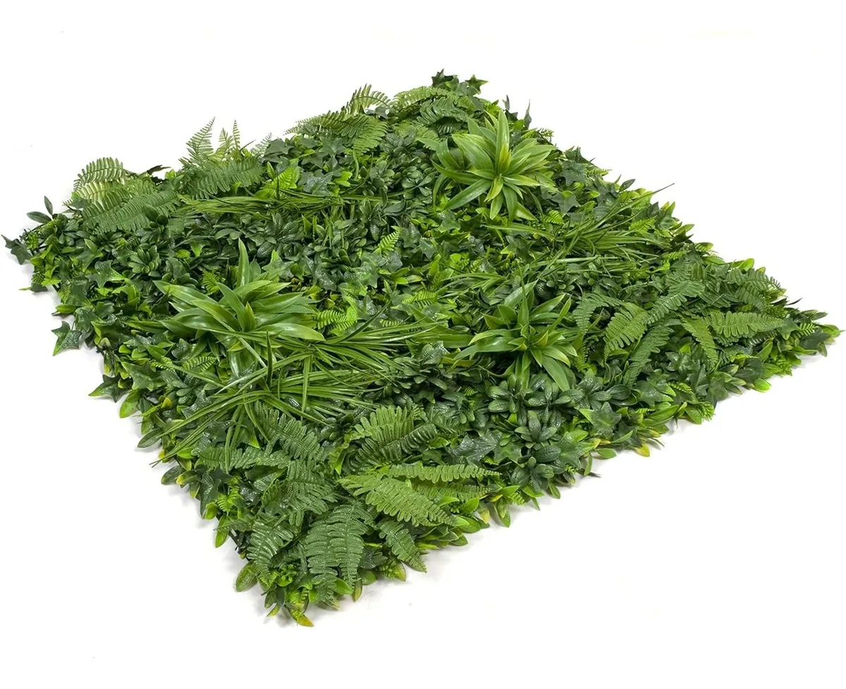 Jardin Vertical Tropical 1 X 1 M Plantas Artificiales - Imagen 5