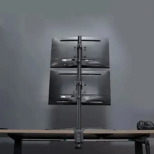 Soporte Para 2 Monitores Vertical Inclinación Libre - Imagen 2